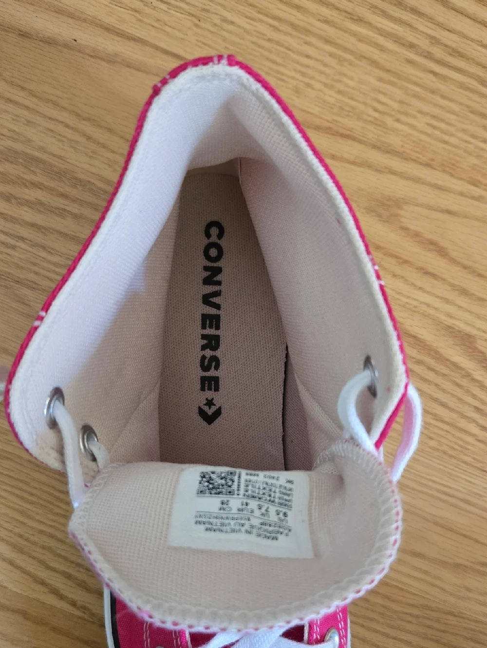 Converse Pink High Top Sneakers - Picture 3 of 6